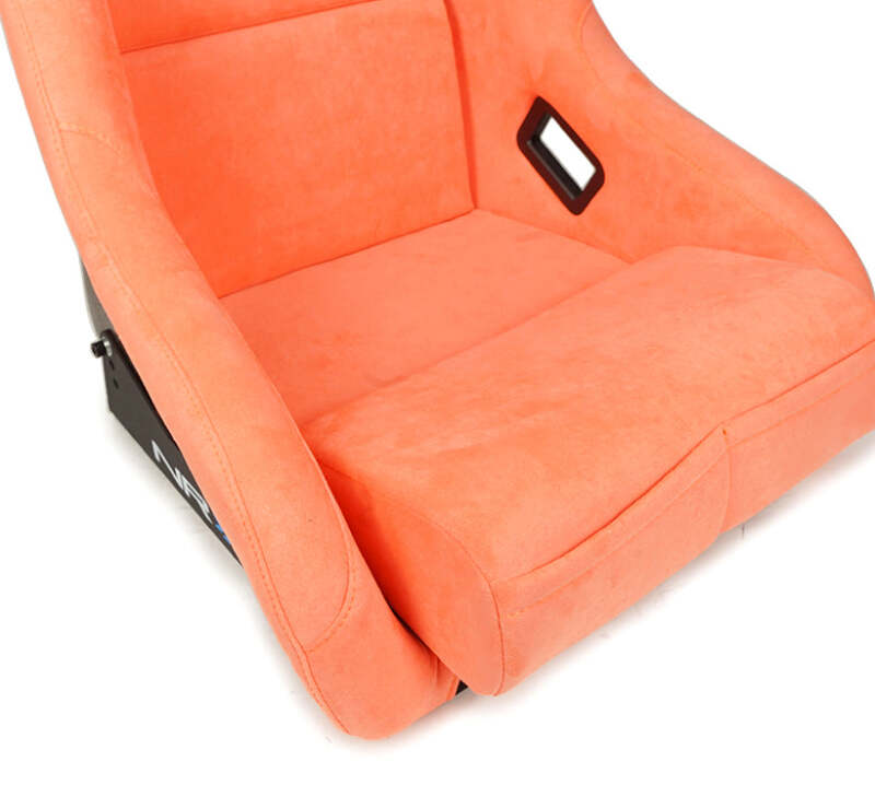 NRG FRP Bucket Seat ULTRA Edition W/ Grey Pearlized Back / Peach Microfiber Material - Large (FRP-302PH-ULTRA) - photo 7