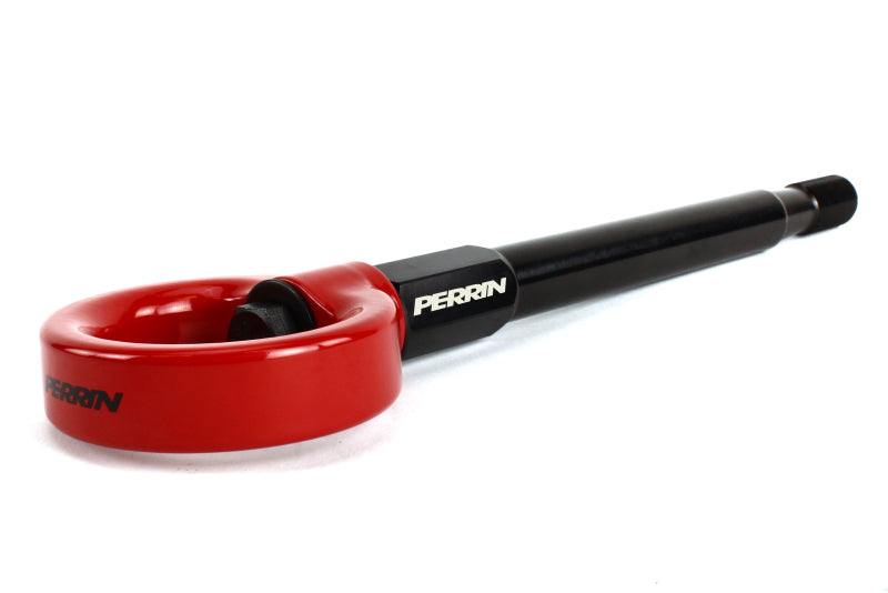 Perrin 08-14 Subaru WRX & STI / 08-11 Impreza / 05-09 Legacy Tow Hook Kit (Front) - Red (PSP-BDY-231RD)