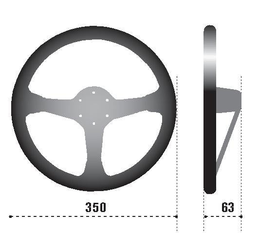 Sparco Steering Wheel L777 Leather Black (015L800PL) - photo 3