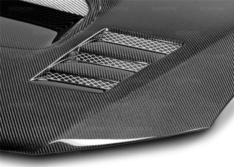 Seibon 2008-2009 Subaru WRX/STI CWII-style Carbon Fiber Hood - photo 4