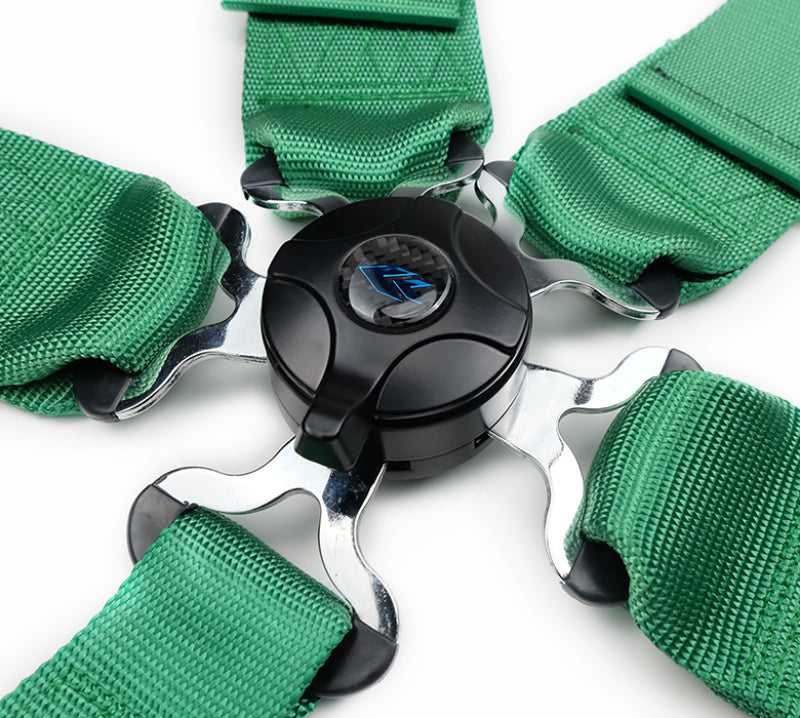 NRG 5PT 3in. Seat Belt Harness / Cam Lock - Green (SBH-B6PCGN) - photo 3