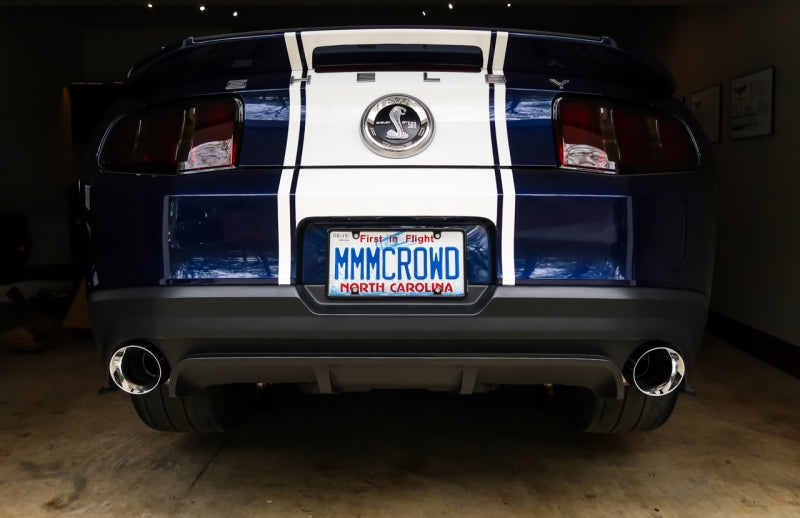 AWE Tuning S197 Mustang GT Axle-Back Exhaust - Track Edition (Chrome Silver Tips) - photo 3