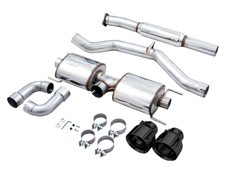 AWE Tuning Subaru BRZ/ Toyota GR86/ Toyota 86 Touring Edition Cat-Back Exhaust - Diamond Black Tips - photo 5
