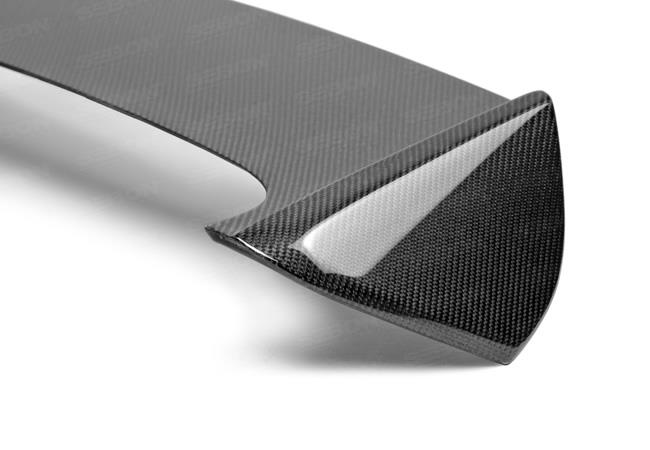 Seibon 2008-2010 Subaru WRX/STI Hatchback OEM-style Carbon Fiber Rear Spoiler Shaved - photo 4