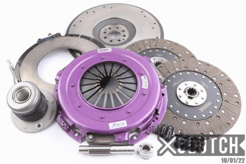 XCLUTCH 05-10 Ford Mustang GT 4.6L 10.5in Twin Solid Organic Clutch Kit