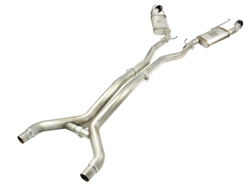 aFe MACH Force-Xp Exhaust 3in Stainless Steel Cat-Back 2010-2013 Chevrolet Camaro V8-6.2L (gloss blk tip) - photo 4