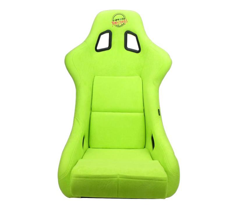 NRG FRP Bucket Seat PRISMA Edition - Large (Neon Green Alcantara/ Pearlized Back) (FRP-302NG-PRISMA) - photo 3