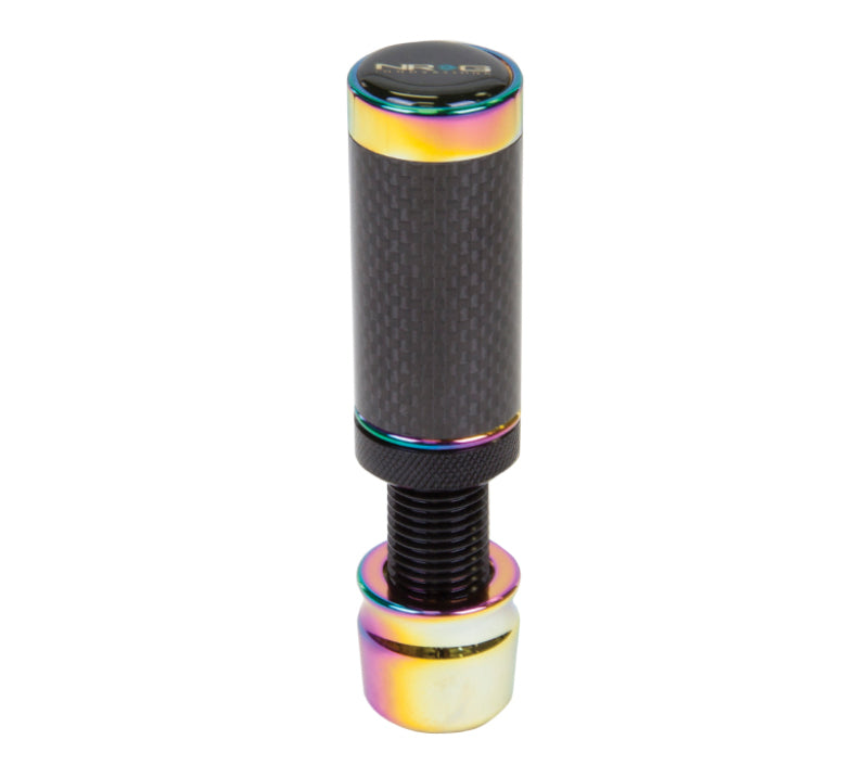 NRG Slimboy Adjustable Shift Knob (M10X1.50) Honda / Acura / Lotus - Carbon Fiber / Neochrome (SK-580BC/MC-2)