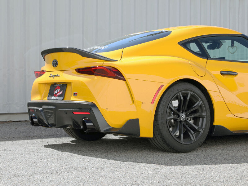 aFe POWER Takeda 2021 Toyota Supra 2.0L 2.5in-3in 304 Stainless Steel Cat-Back Exhaust with Black Tips - photo 6