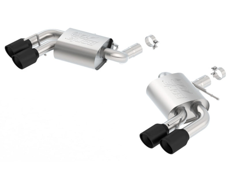 Borla 2016-2018 Chevrolet Camaro V8 SS AT/MT ATAK Rear Section Exhaust without Dual Mode Valves Ceramic Black
