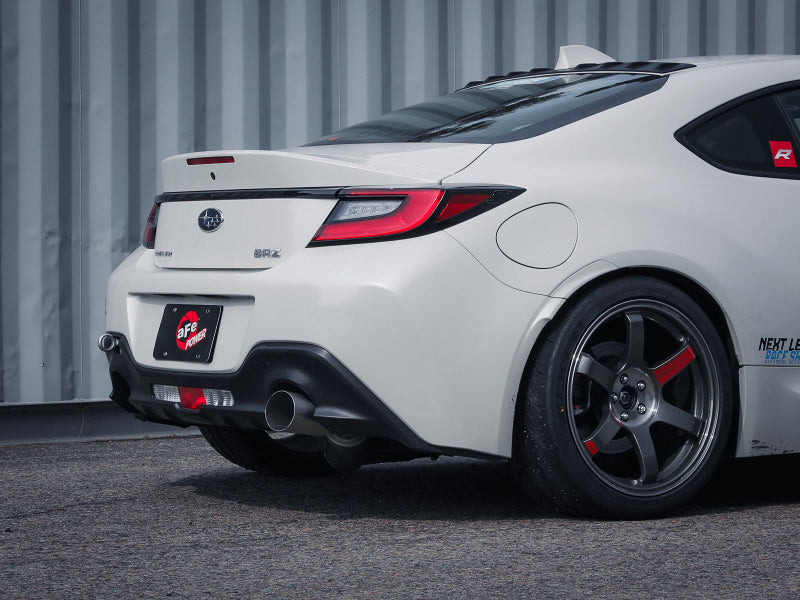 aFe 2013-2022 Toyota GR86/FR-S/BRZ H4-2.0L/2.4L Takeda 3in 304 Stainless Steel Cat-Back Exhaust System with Brushed Tip - photo 4
