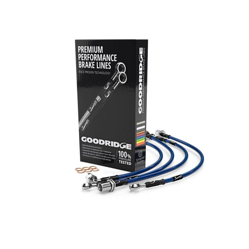 Goodridge 08-14 Subaru STi (w/Brembo Calipers) Stainless Steel Brake Line Kit