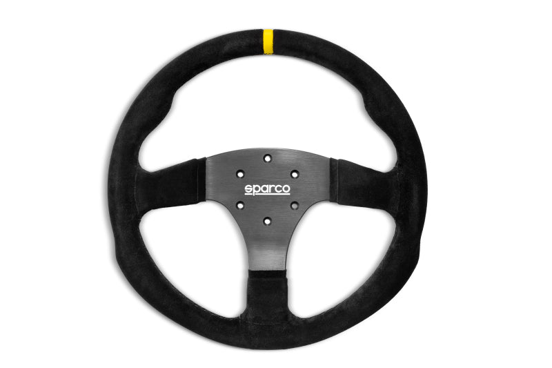 Sparco Steering Wheel R330B Suede w/ Button (015R330PSO)