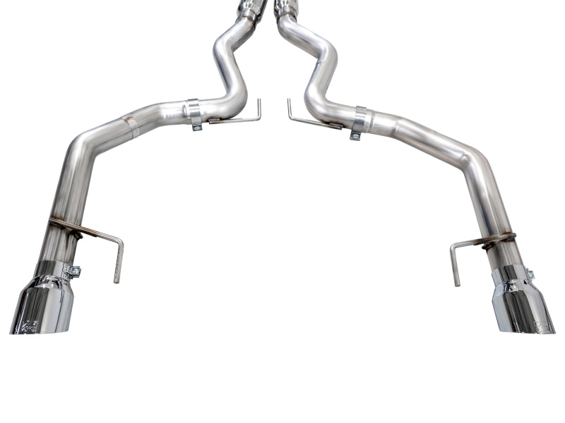AWE Tuning 2024 Ford Mustang GT Fastback S650 RWD Track Edition Cat-Back Exhaust with Dual Chrome Silver Tips - photo 3
