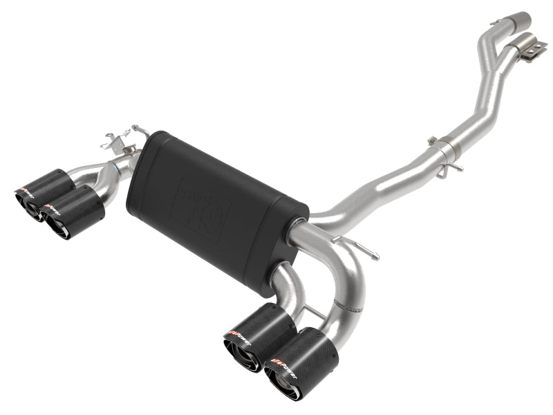 aFe MACH Force-Xp Exhausts Cat-Back SS 2019-2021 BMW M2 Competition L6-3.0L with Carbon Fiber Tips