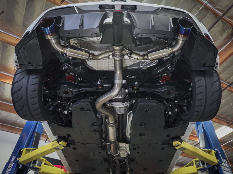 aFe 2023-2024 Toyota GR Corolla L3 1.6L Gemini XV 3in to 2-1/2in Cat-Back Exhaust with Carbon Fiber Tips - photo 6