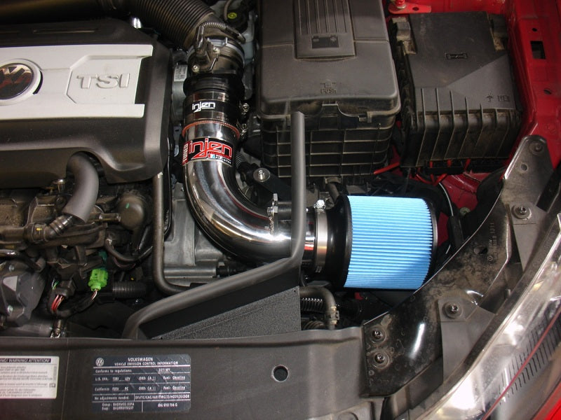 Injen 2010-2012 VW MK6 GTI 2.0L TSI Black Short Ram Intake w/ Heat Shield (injSP3075BLK) - photo 4