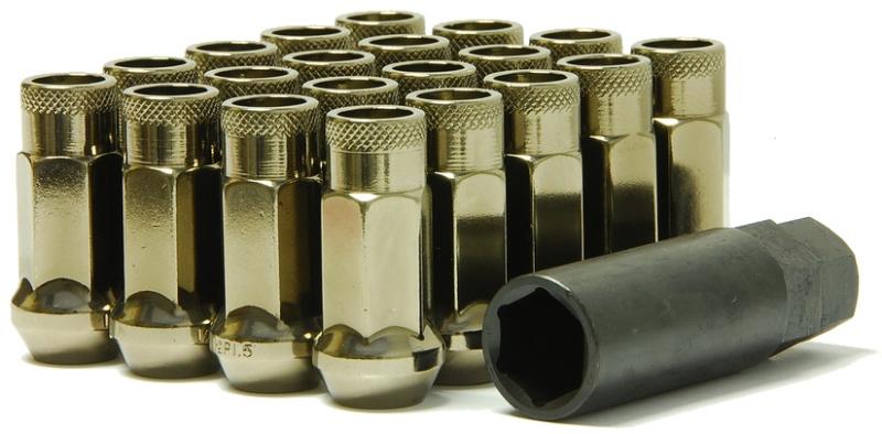 Muteki SR48 Open End Lug Nuts - Titanium 12x1.25 48mm (32905T)