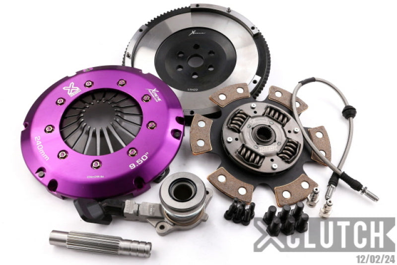XCLUTCH 13-18 Ford Focus ST 2.0L Stage 2R Extra HD Sprung Ceramic Clutch Kit