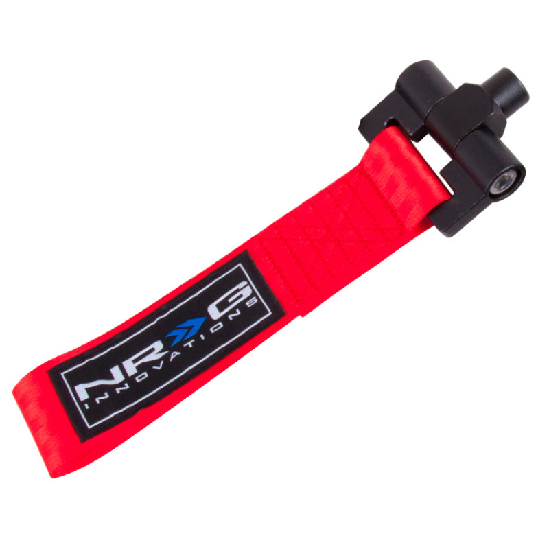 NRG Bolt-In Tow Strap Red - BMW - E36 / Z3 - 92-97 (5,000 lb Limit) (TOW-E36RD)