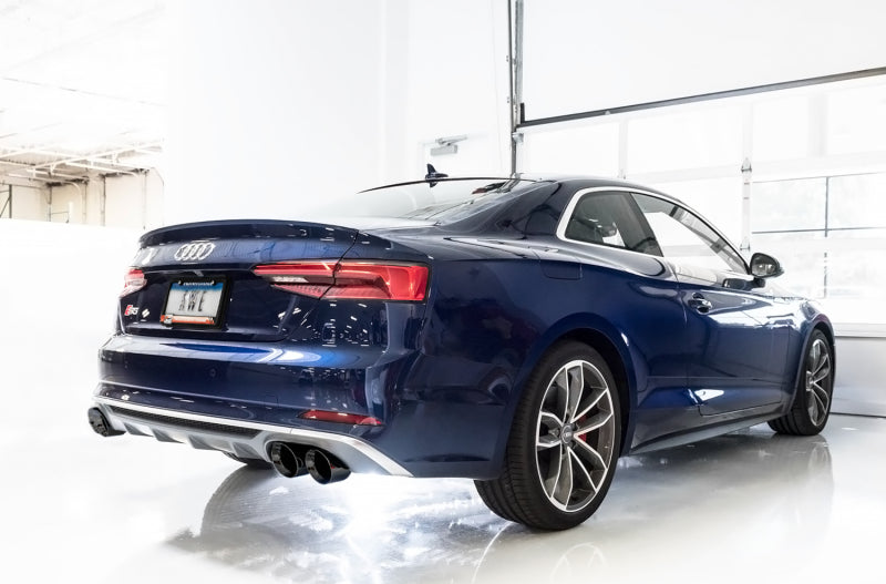 AWE Tuning Audi B9 S5 Coupe SwitchPath Exhaust with Black Diamond Tips (102mm) - photo 2