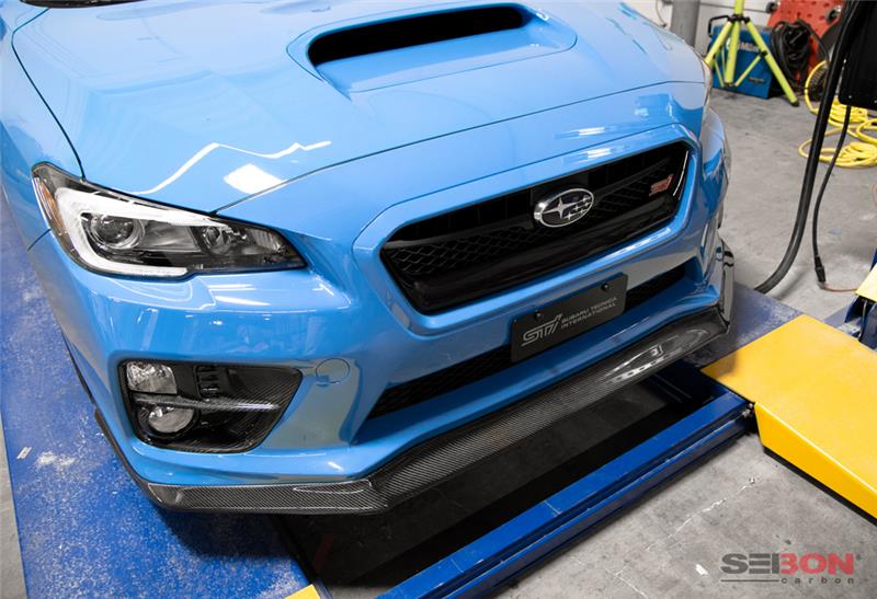 Seibon 2015+ Subaru STI/WRX MB1-Style Carbon Fiber Front Lip - photo 6