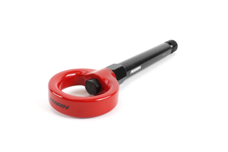 Perrin 17-21 Honda Civic Si/Type R/Touring/Hatchback Tow Hook Kit Rear - Red (PHP-BDY-251RD)