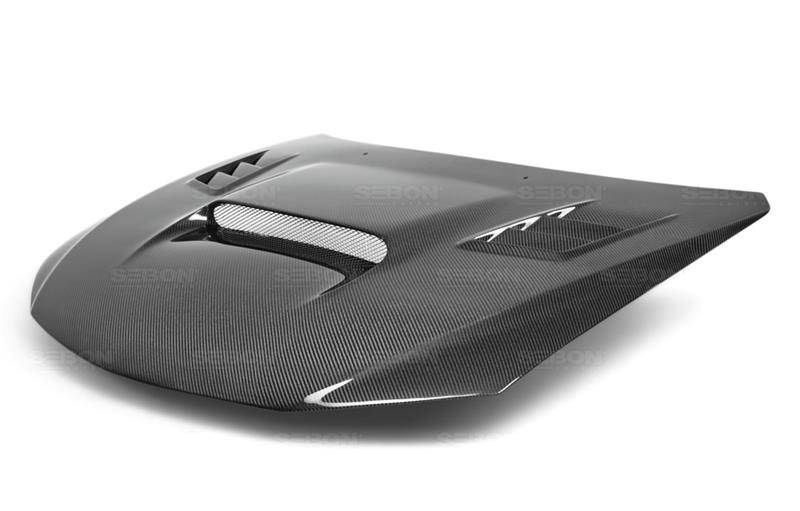 Seibon 2008-2009 Subaru WRX/STI CW-style Carbon Fiber Hood - photo 2