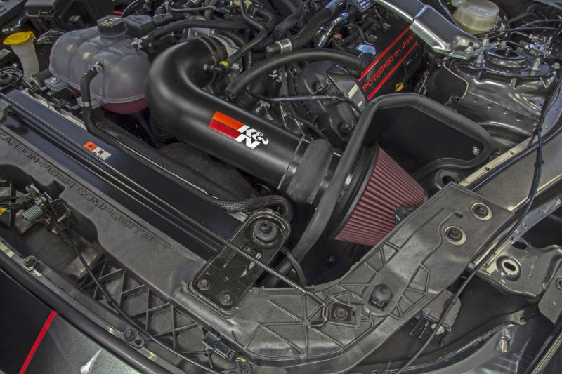 K&N 2016-2017 Ford Mustang Shelby 5.2L V8 Typhoon Cold Air Intake System (knn69-3538TTK) - photo 5
