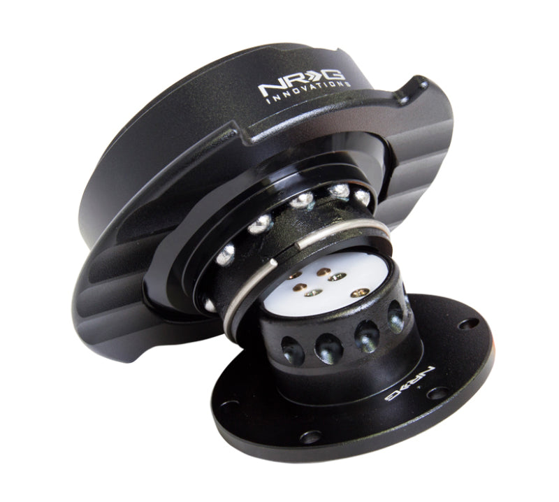 NRG Quick Release Kit Gen 2.5 - Black / Black Ring w/ Finger Grooves (SRK-250BK) - photo 7