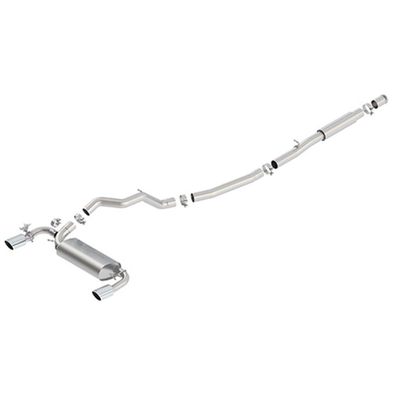 Ford Racing 2016-2017 Focus RS Active Sport Cat-Back Exhaust System with Polished Tips