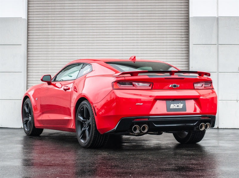 Borla Chevrolet 2016-2017 Camaro 6.2L ATAK Cat-Back with Dual Tips (NPP) Dual Split Rear Exit - photo 3