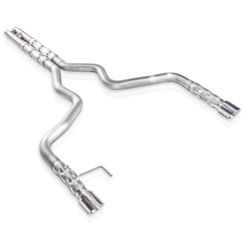 Stainless Works 2015-2016 Mustang GT 3in Cat-Back H-Pipe Retro Chambered Mufflers 2-1/2in Cores - photo 2