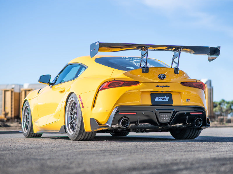Borla 2020 Toyota Supra GR 3.0L I6 3in ATAK Cat-Back Exhaust - Carbon Fiber Tips - photo 3