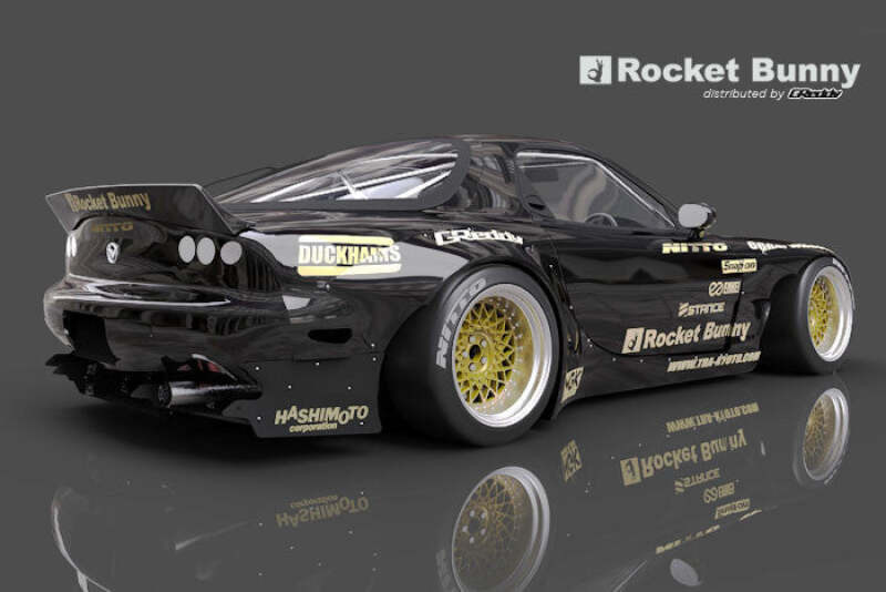 GReddy 1993-1995 Mazda RX-7 Rocket Bunny Full FD3S Rear Diffuser Kit Ver. 2 FRP Only - photo 6