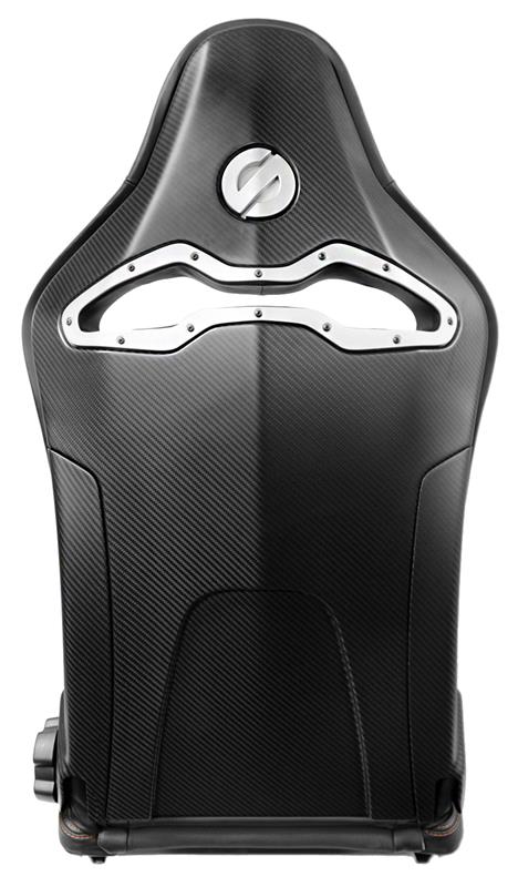 Sparco Seat SPX Special Edition Black/Grey w/ Gloss Carbon Shell