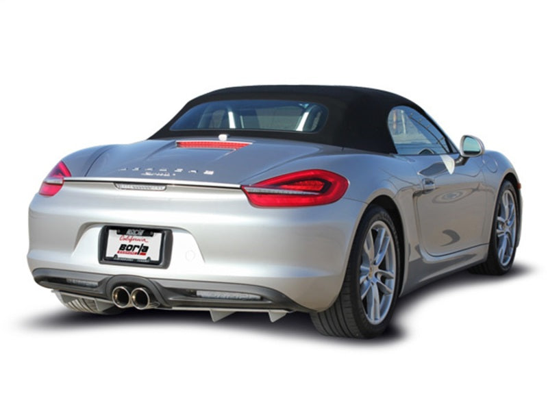 Borla 2014-2015 Porsche Cayman/Boxster (981) RWD 2Dr Dual Center Rear Exit Cat-Back 4in Tip Exhaust System - photo 3