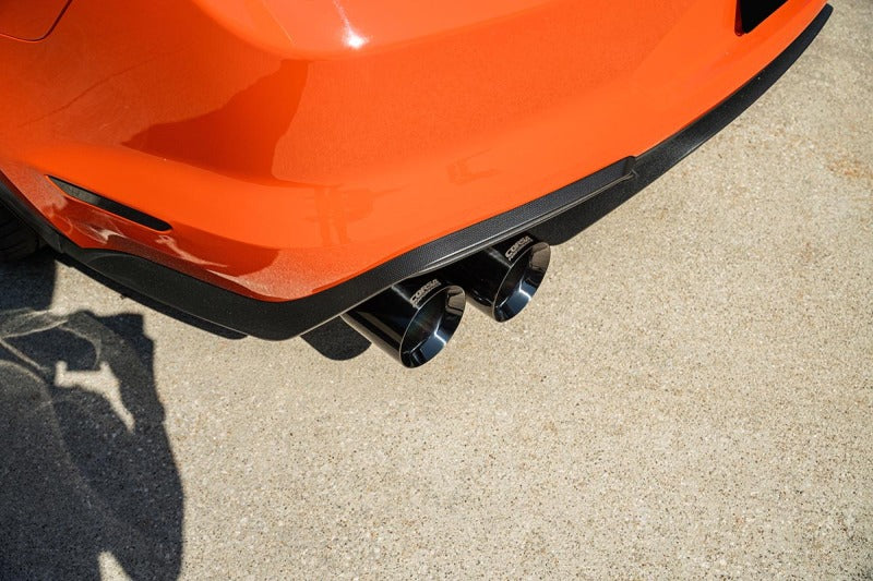 CORSA Performance 2020-2022 Ford Mustang GT500 3.0in Dual Rear Exit Cat-Back with Twin 5.0in Blk Straight Cut Pro Tips