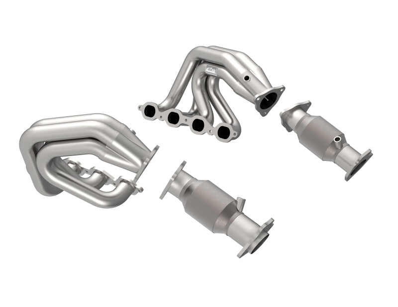 Kooks Headers 2020-2024 Chevrolet Corvette Stingray 6.2L V8 2in x 3in Stainless Steel Headers with H.O Green Catted Connection