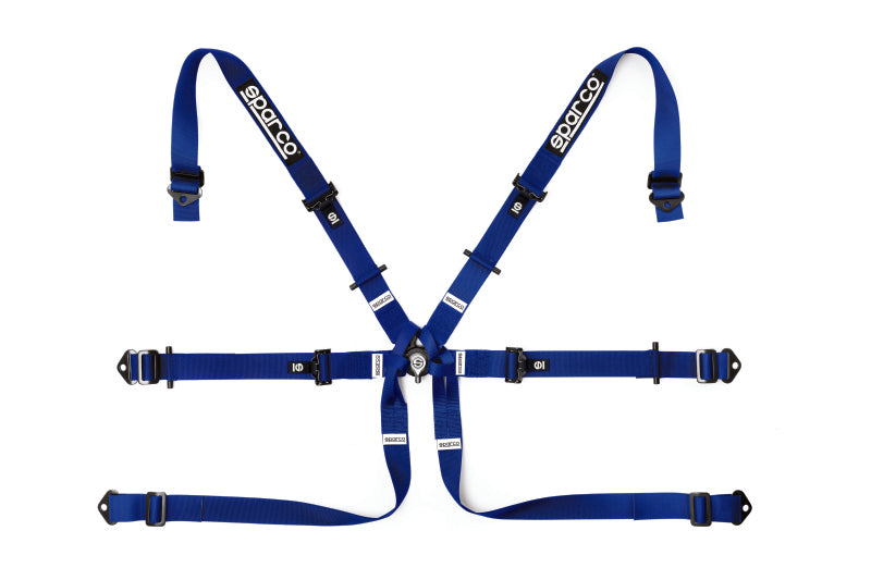 Sparco Belt 6 Point 2in Formula BLU (04819H2AZ)
