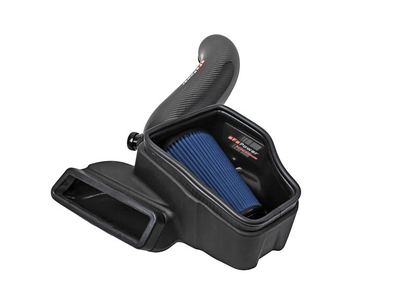 aFe 2015-2019 VW Golf R (MKVII) L4-2.0L (t) Track Series Carbon Fiber Intake System w/ Pro 5R Filter (afe57-10016R)