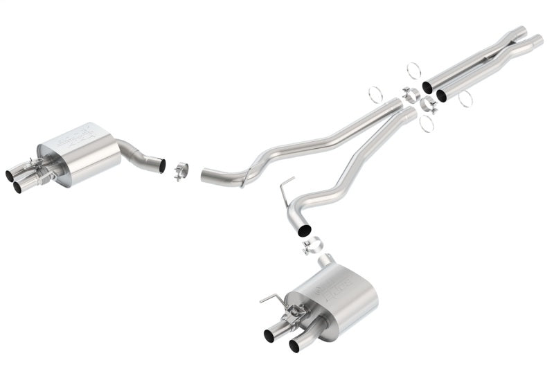 Borla 2015-2016 Ford Mustang Shelby GT350 5.2L ATAK Cat-Back Exhaust (Uses Factory Valence) - photo 2