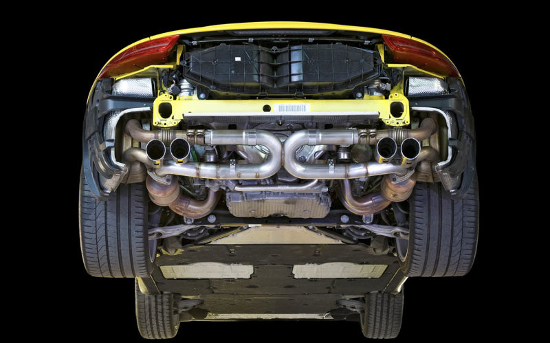 AWE Tuning Porsche 991 SwitchPath Exhaust for Non-PSE Cars Chrome Silver Tips - photo 2