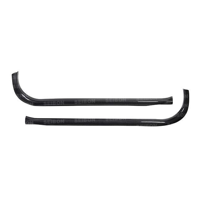 Seibon 2009-2010 Nissan GT-R R35 OEM Style Carbon Fiber Door Sills Trim (Pair)