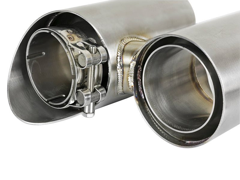 aFe MACH Force-Xp 304 Stainless Steel OE Exhaust Tips Polished 2012-2016 Porsche 911 (C2S 991) H6 3.8L - photo 5