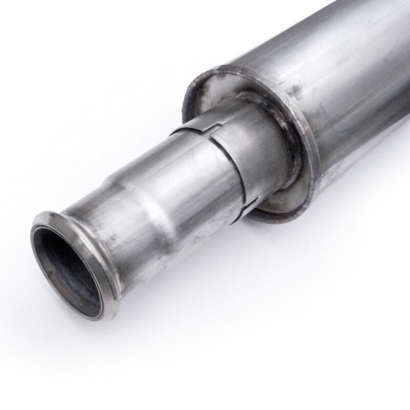 Stainless Works 2016-2018 Ford Focus RS 3in Cat-Back Vintage Round Muffler 5in Tips - photo 3