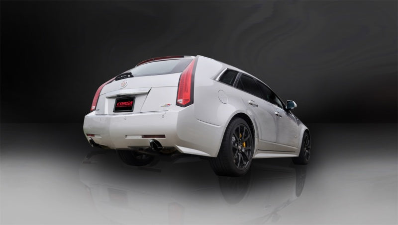 CORSA Performance 2011-2014 Cadillac CTS Wagon V 6.2L V8 Black Sport Axle-Back Exhaust - photo 3