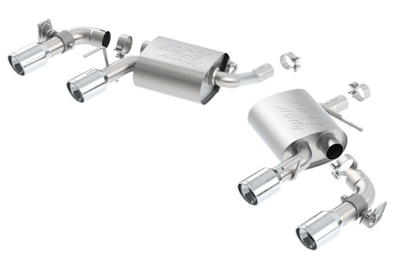 Borla 2016 Chevrolet Camaro V6 AT/MT ATAK Rear Section Exhaust with Dual Mode Valves - photo 3