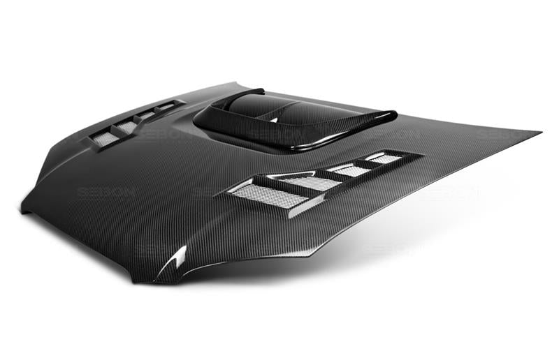 Seibon 2004-2005 Subaru WRX/STI CW Carbon Fiber Hood - photo 2