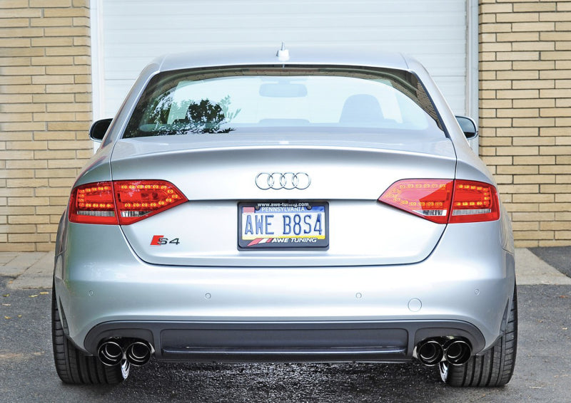 AWE Tuning Audi B8 / B8.5 S4 3.0T Touring Edition Exhaust - Diamond Black Tips (90mm) - photo 2